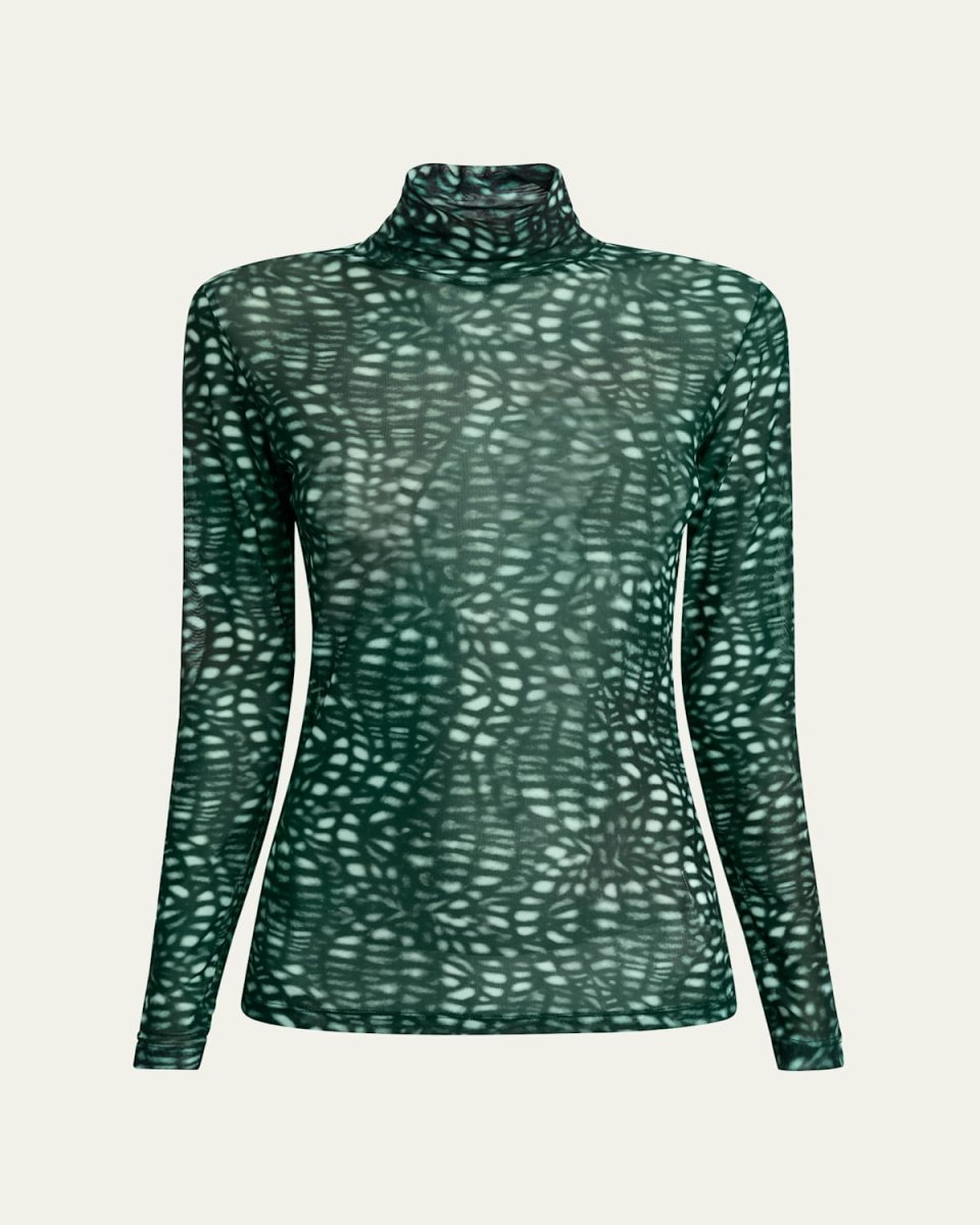 Hoyser Printed Turtleneck